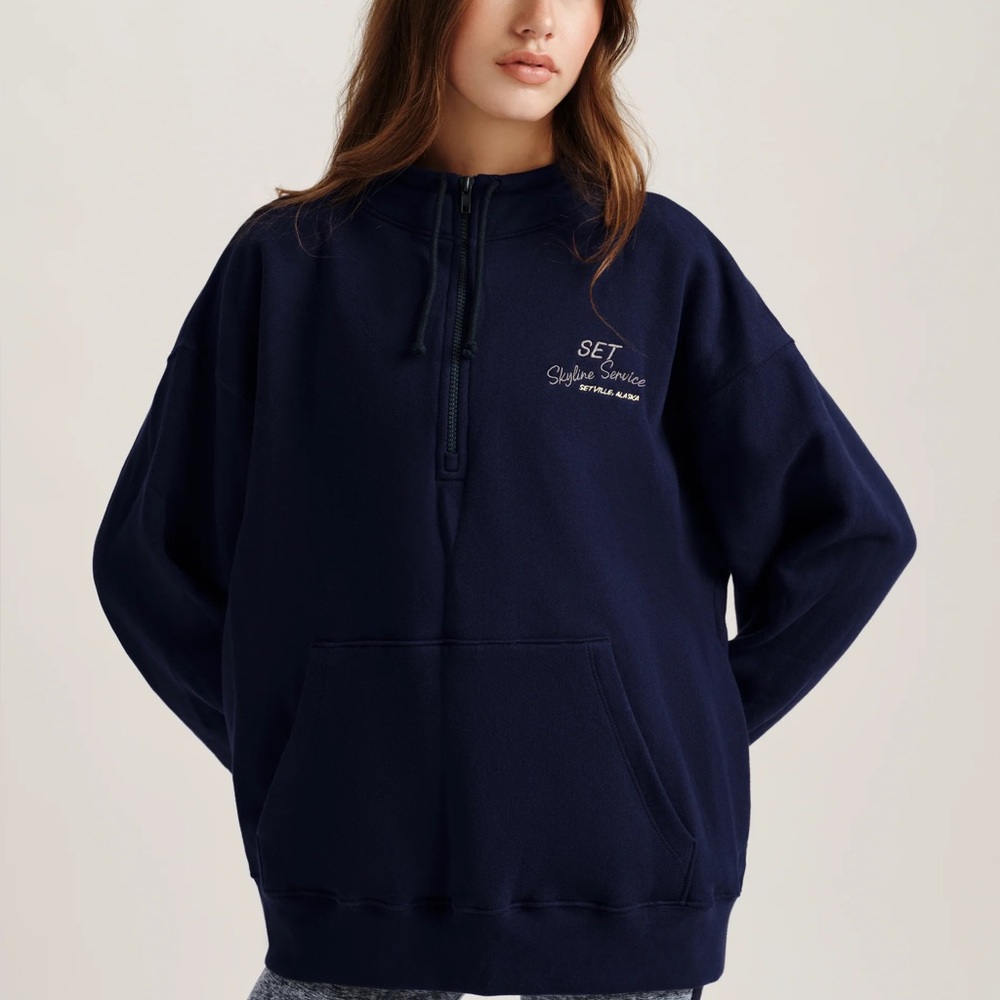 Set Active Midweight Sweats Staple Vintage Quarter Zip